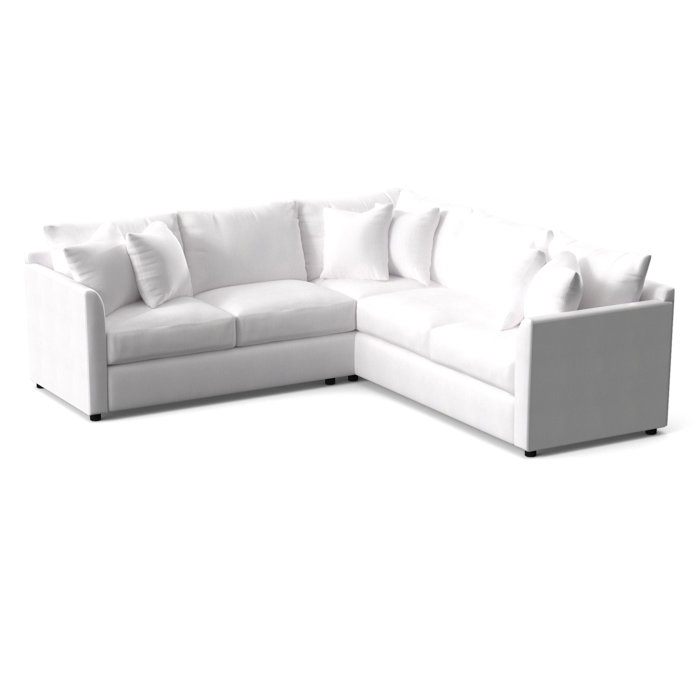 Wayfair Custom Upholstery™ Cecelia 2 Piece Upholstered Sectional